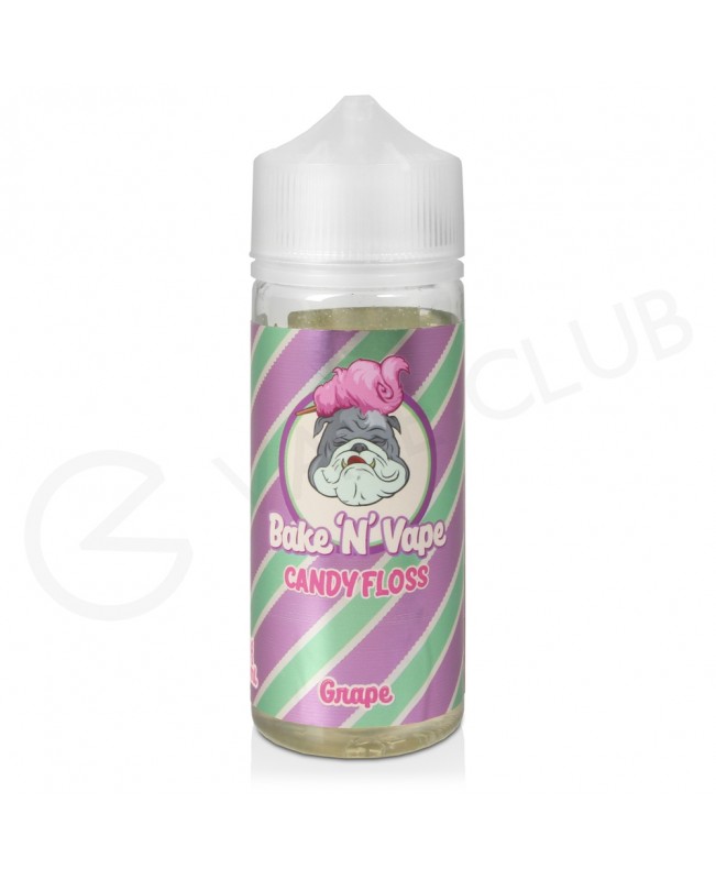 Candy Floss Grape Shortfill E-Liquid by Bake N Vape 100ml