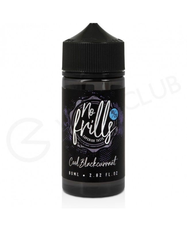 Cool Blackcurrant Shortfill E-Liquid by No Frills 80ml