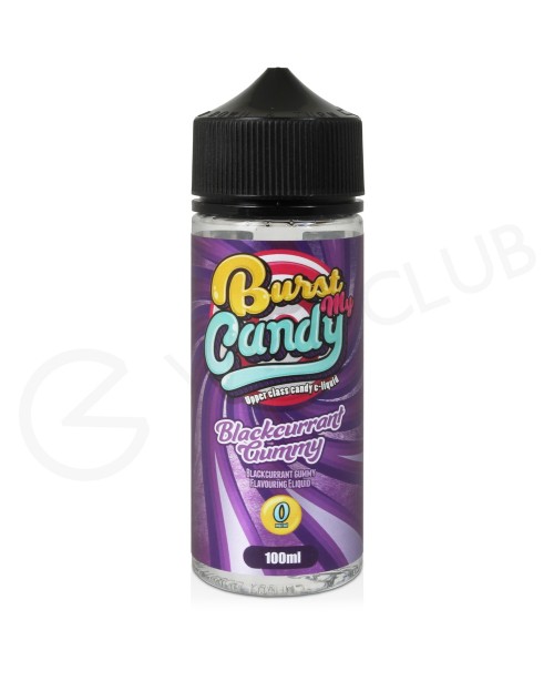 Blackcurrant Gummy Shortfill E-Liquid by Burst My ...