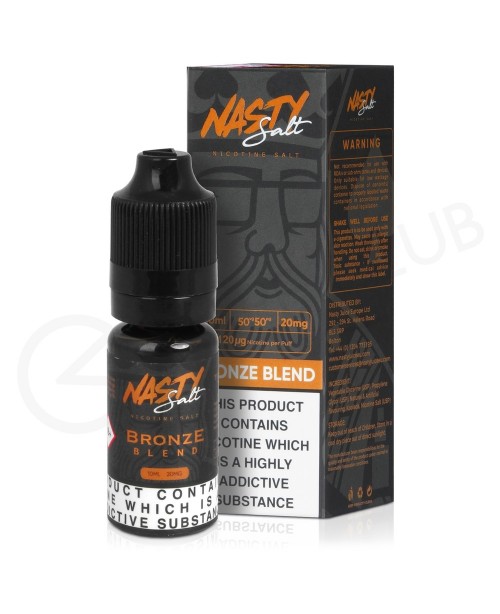 Bronze Nic Salt E-liquid by Nasty Salts