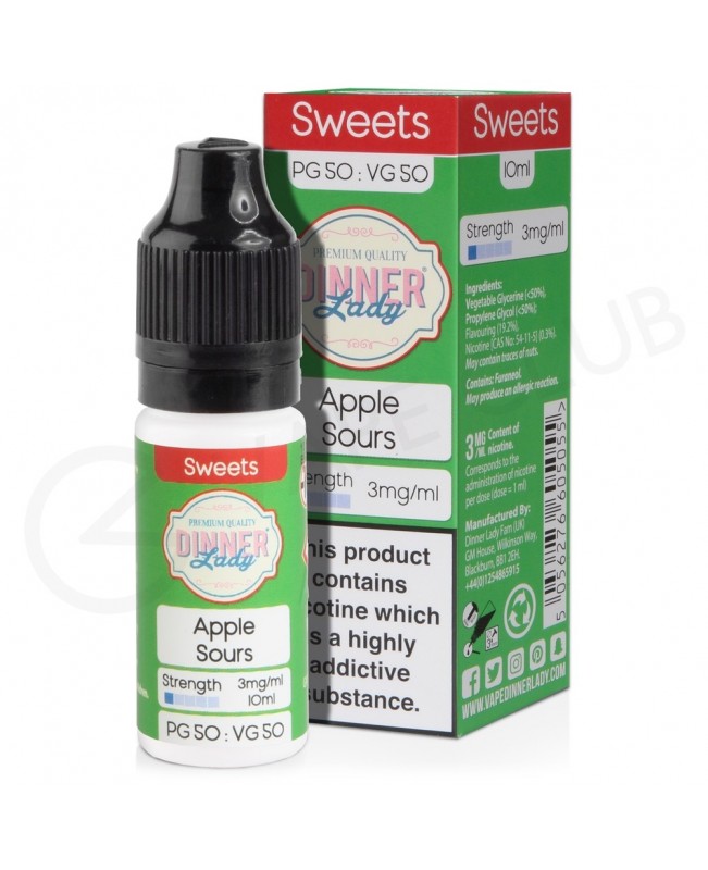 Apple Sours E-Liquid by Dinner Lady 50/50