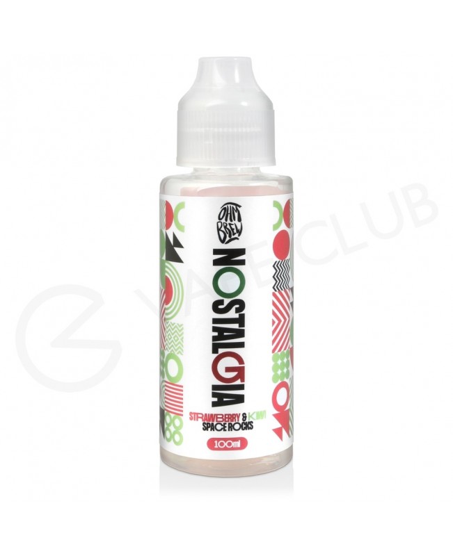 Strawberry & Kiwi Space Rocks Shortfill E-Liquid by Nostalgia 100ml