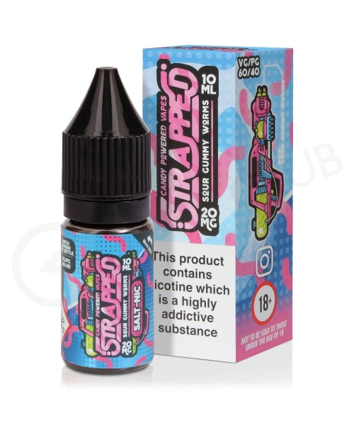 Sour Gummy Worms Nic Salt E-Liquid by Strapped