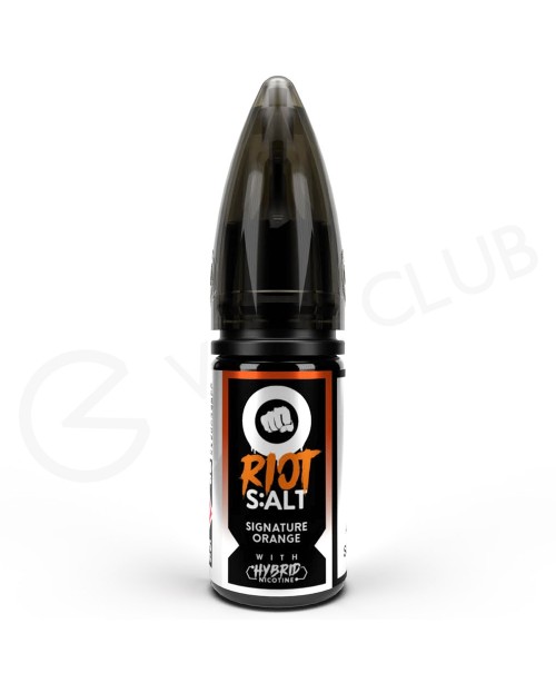 Signature Orange E-Liquid by Riot Salt Black Editi...