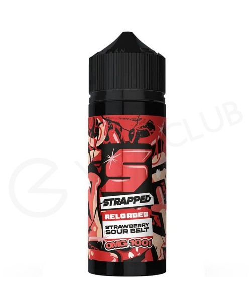 Strawberry Sour Belt E-Liquid by Strapped Reloaded...