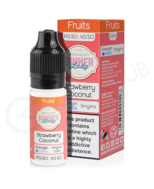 Strawberry Coconut E-Liquid by Dinner Lady 50/50