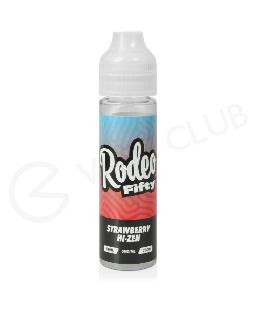 Strawberry Hi-Zen Shortfill E-Liquid by Rodeo Fift...