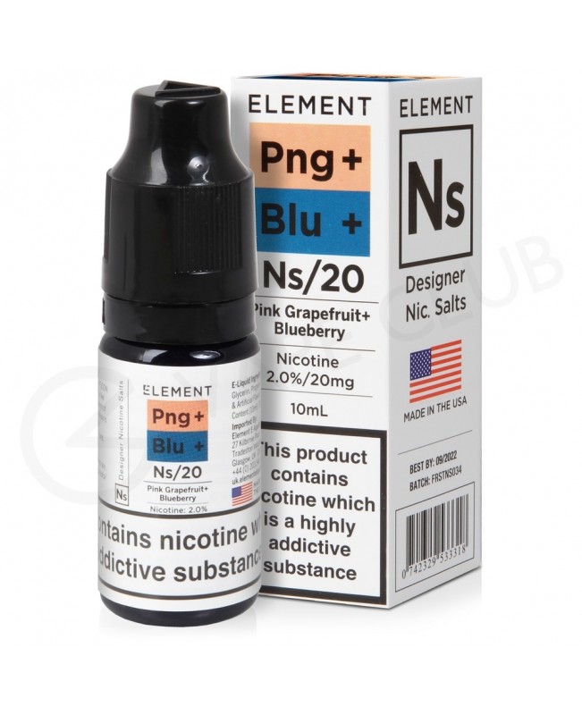 NS20 & NS10 Pink Grapefruit and Blueberry E-Liquid by Element Emulsions