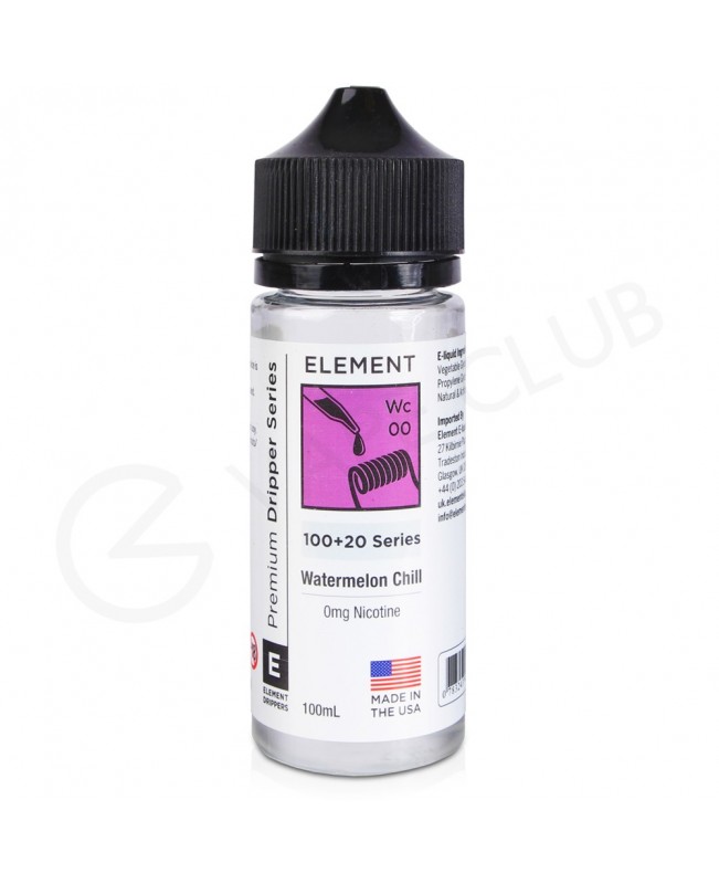 Watermelon Chill Dripper Shortfill E-Liquid by Element 100ml