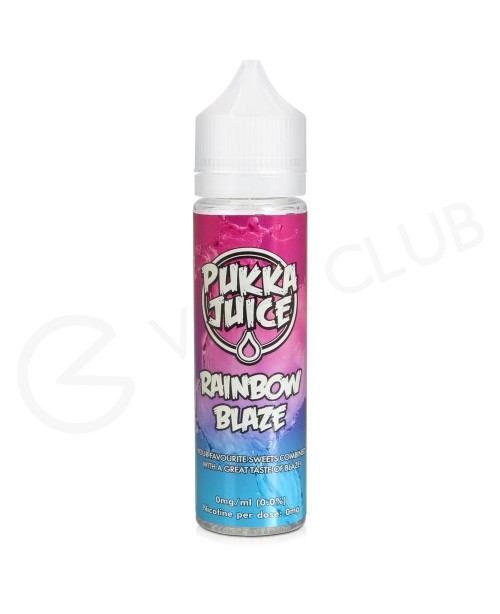 Rainbow Blaze 50ml Shortfill E-Liquid by Pukka Jui...