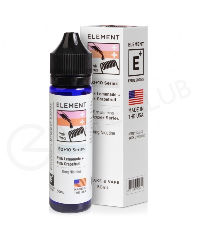 Pink Lemonade & Pink Grapefruit Shortfill E-Liquid by Element Emulsions 50ml