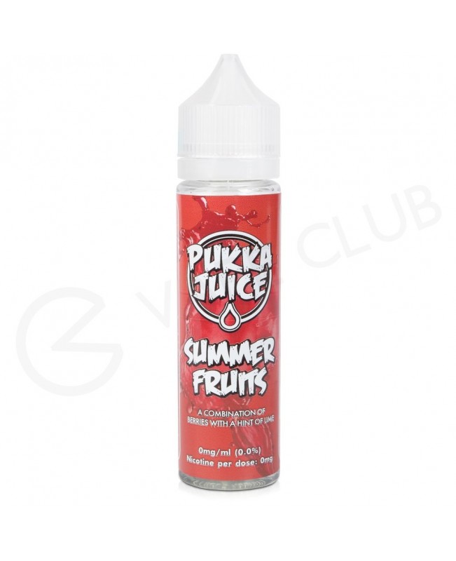 Summer Fruits Shortfill E-Liquid by Pukka Juice 50ml