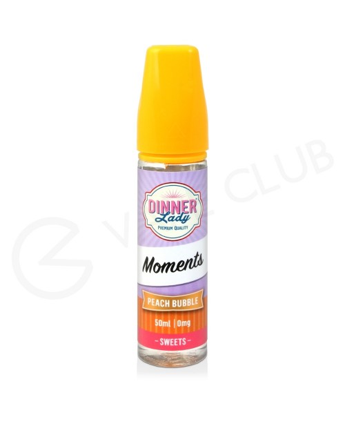 Peach Bubble Shortfill E-Liquid by Dinner Lady Mom...