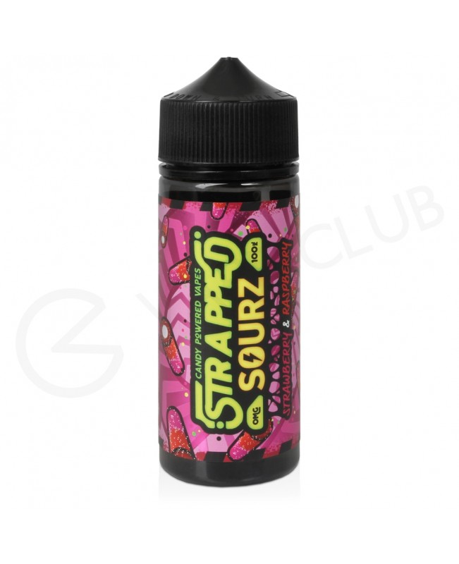 Strawberry & Raspberry Shortfill E-Liquid by Strapped Sourz 100ml