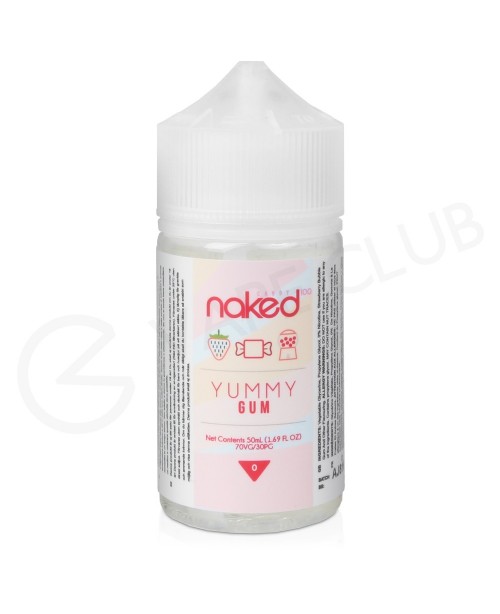 Yummy Gum Shortfill E-Liquid by Naked 100 50ml