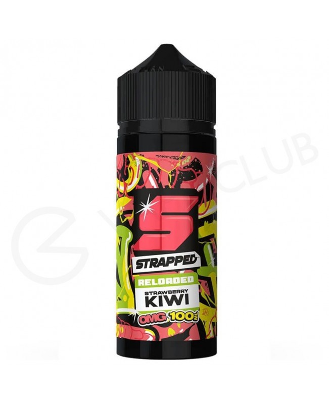 Strawberry Kiwi E-Liquid by Strapped Reloaded Shortfill 100ml