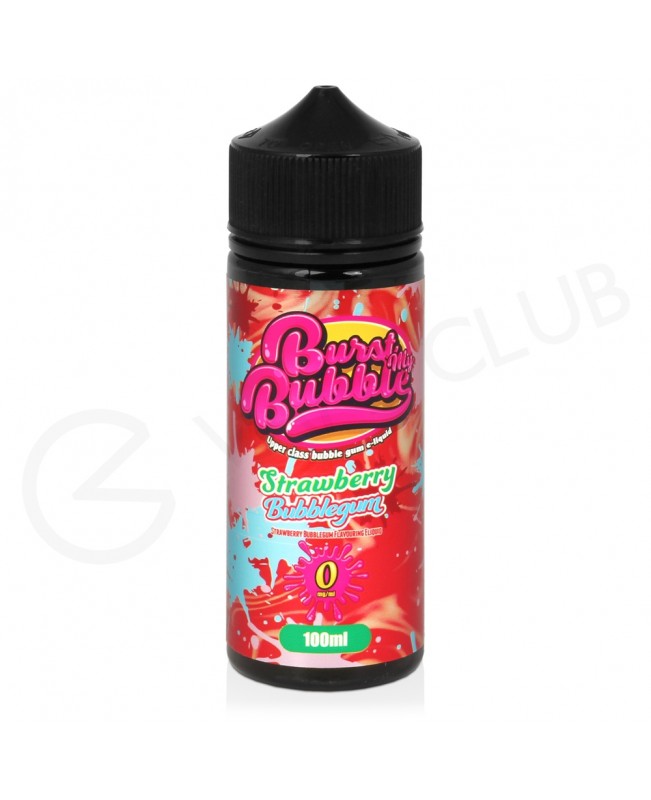 Strawberry Bubblegum Shortfill E-Liquid by Burst My Bubble 100ml