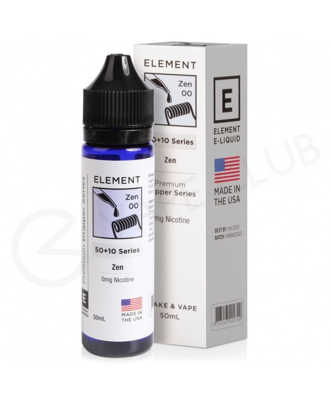 Zen Dripper Shortfill E-liquid by Element 50ml