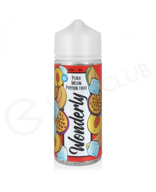 Peach Melon Passion Fruit Ice Shortfill E-Liquid by Wonderly 100ml