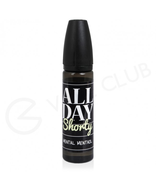 Mental Menthol Shortfill E-Liquid by All Day Shorty 50ml