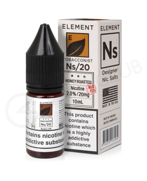 NS20, NS10 & NS5 Honey Roast Tobacco E-Liquid ...