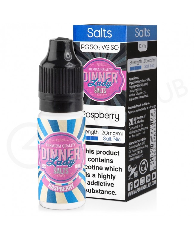 Raspberry Nic Salt E-Liquid by Dinner Lady