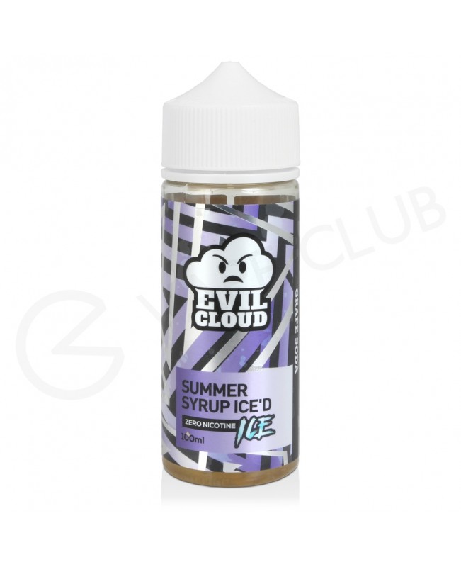 Summer Syrup Ice'd Shortfill E-Liquid by Evil Cloud 100ml