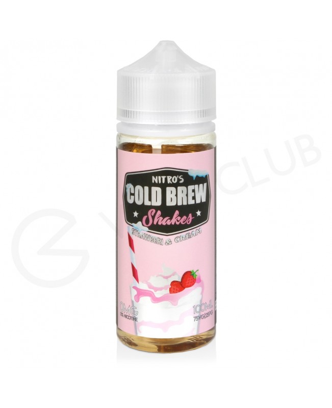 Strawberry & Cream Shortfill E-Liquid by Nitro's Cold Brew 100ml