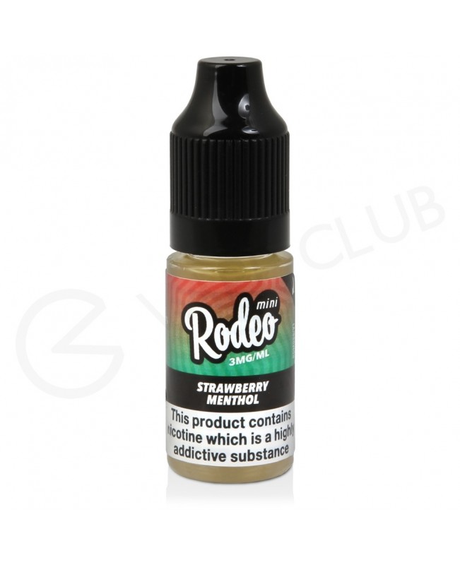 Strawberry Menthol E-Liquid by Rodeo Mini