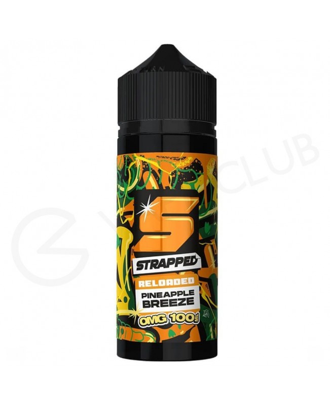 Pineapple Breeze E-Liquid by Strapped Reloaded Shortfill 100ml