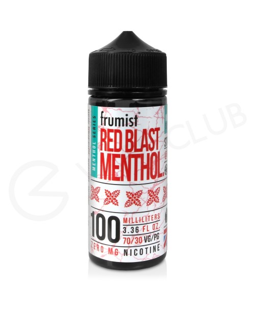 Red Blast Shortfill E-Liquid by Frumist Menthol 10...