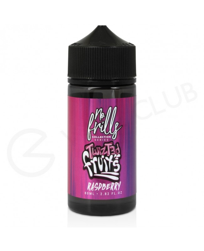 Raspberry Shortfill E-Liquid by No Frills Twizted Fruits 80ml