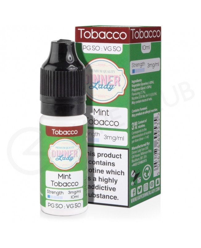 Mint Tobacco E-Liquid by Dinner Lady 50/50