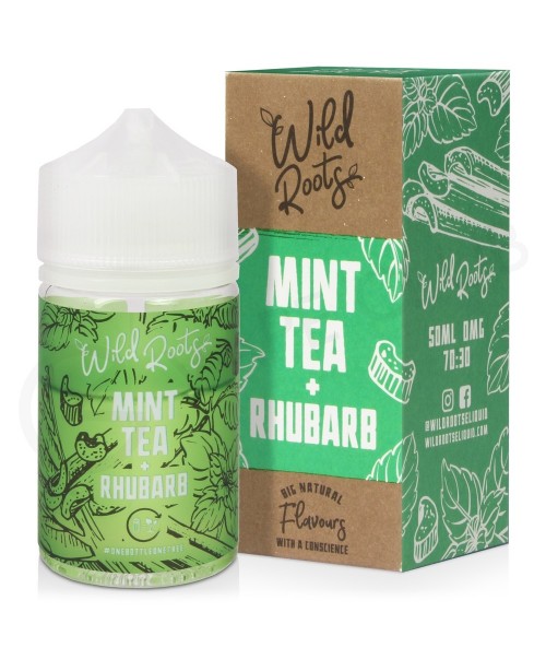 Mint Tea & Rhubarb Shortfill E-Liquid by Wild ...