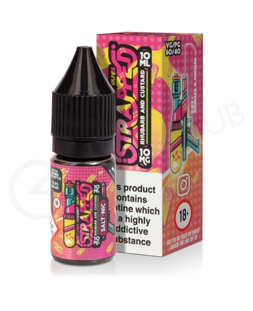 Rhubarb & Custard Nic Salt E-Liquid by Strappe...