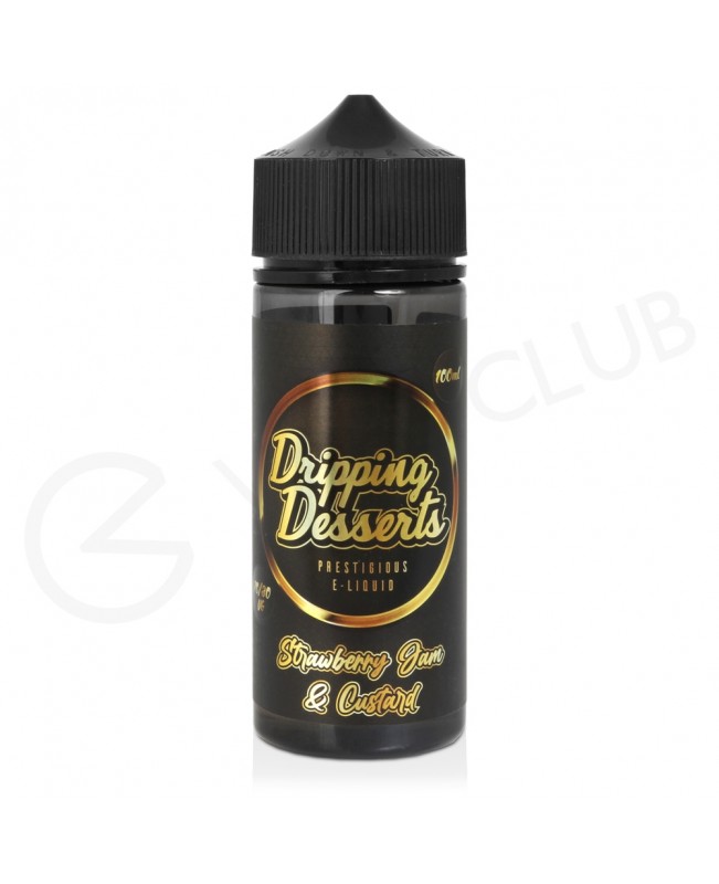 Strawberry Jam & Custard Shortfill E-Liquid by Dripping Desserts 100ml