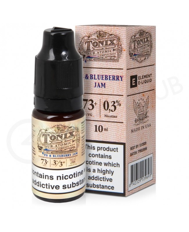 PB & Blueberry Jam E-Liquid by Tonix