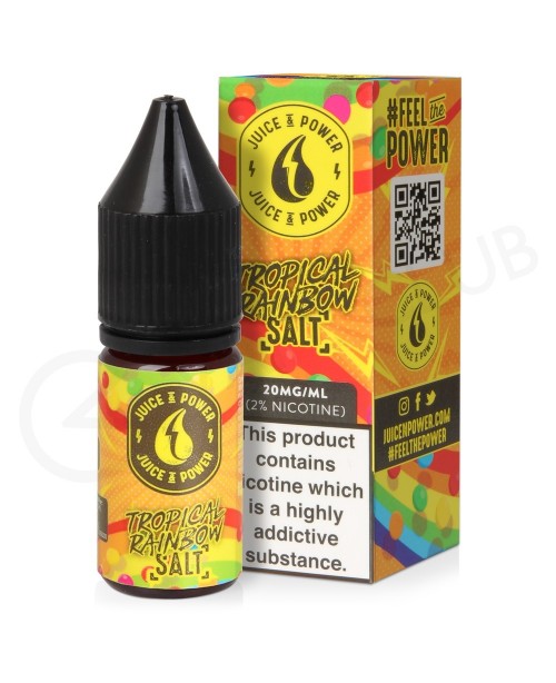 Tropical Rainbow Nic Salt E-Liquid by Juice N Powe...