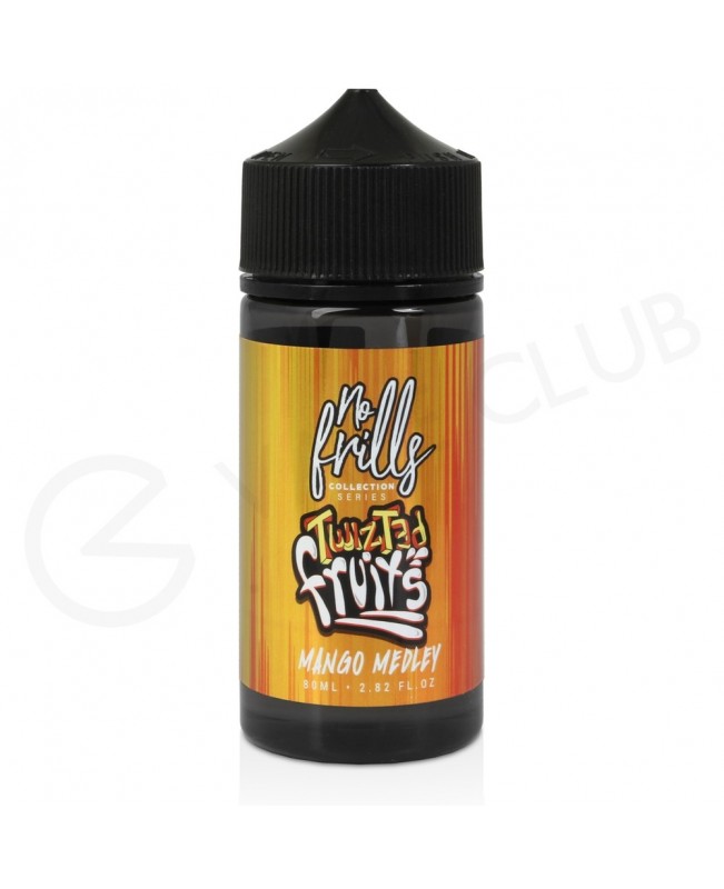 Mango Medley Shortfill E-Liquid by No Frills Twizted Fruits 80ml