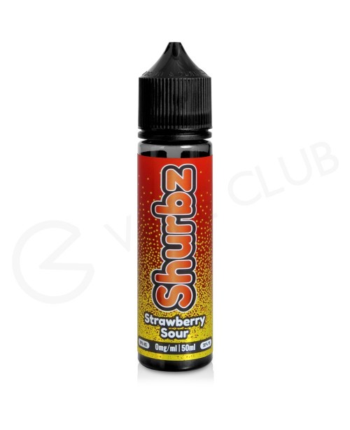 Strawberry Sour Shortfill E-Liquid by Shurbz 50ml