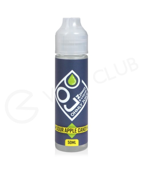 Sour Apple Candy Shortfill E-Liquid by Ohmly Juice...