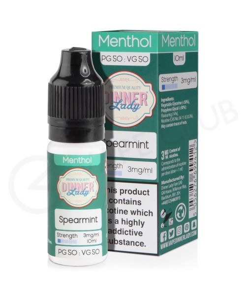 Spearmint E-Liquid by Dinner Lady 50/50