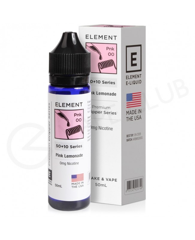 Pink Lemonade Dripper Shortfill E-Liquid by Element 50ml