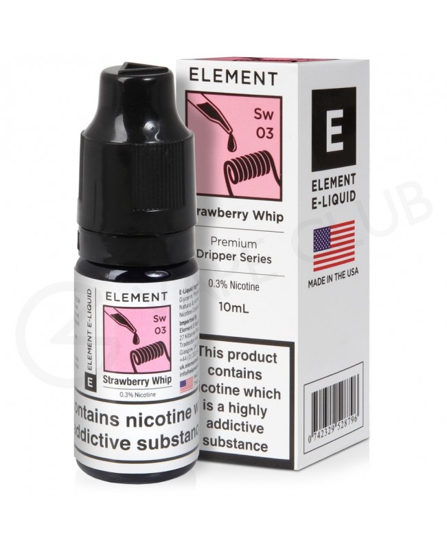 Strawberry Whip Dripper E-Liquid By Element