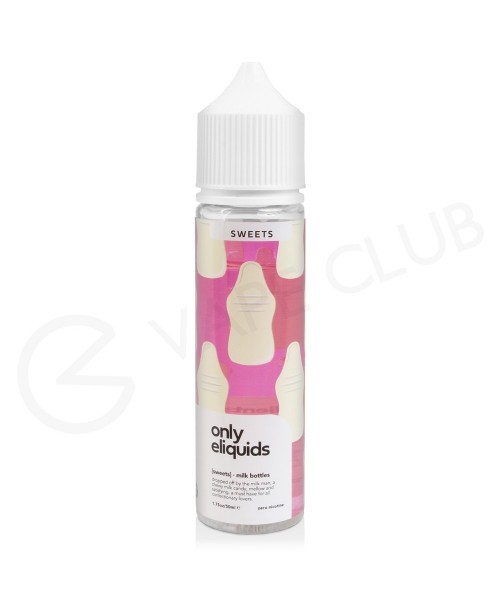 Milk Bottles Shortfill E-Liquid by Only Eliquids S...